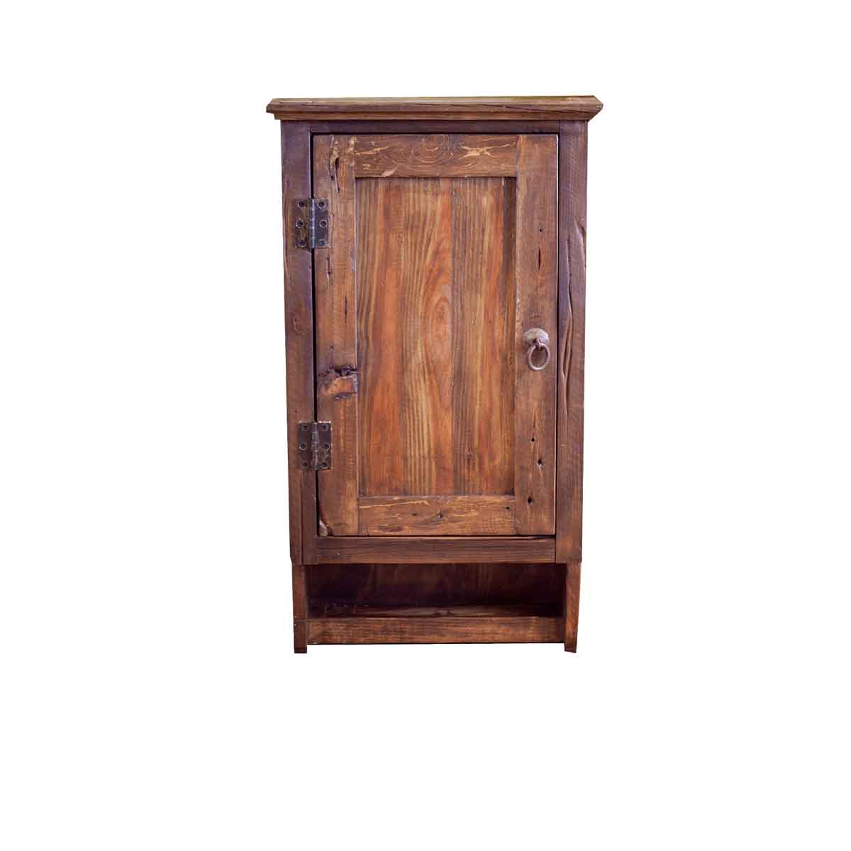 Rustic medicine cabinet without shop mirror