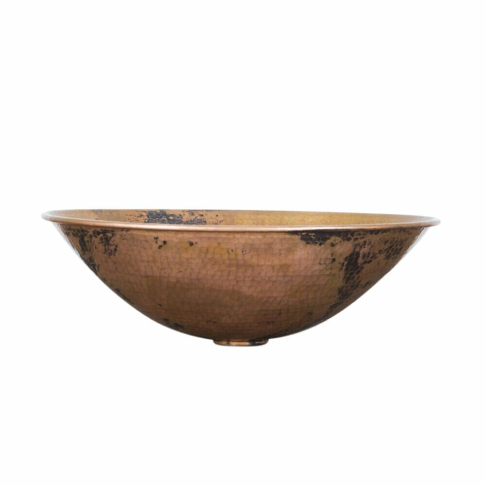 Oval Vessel Copper Sink