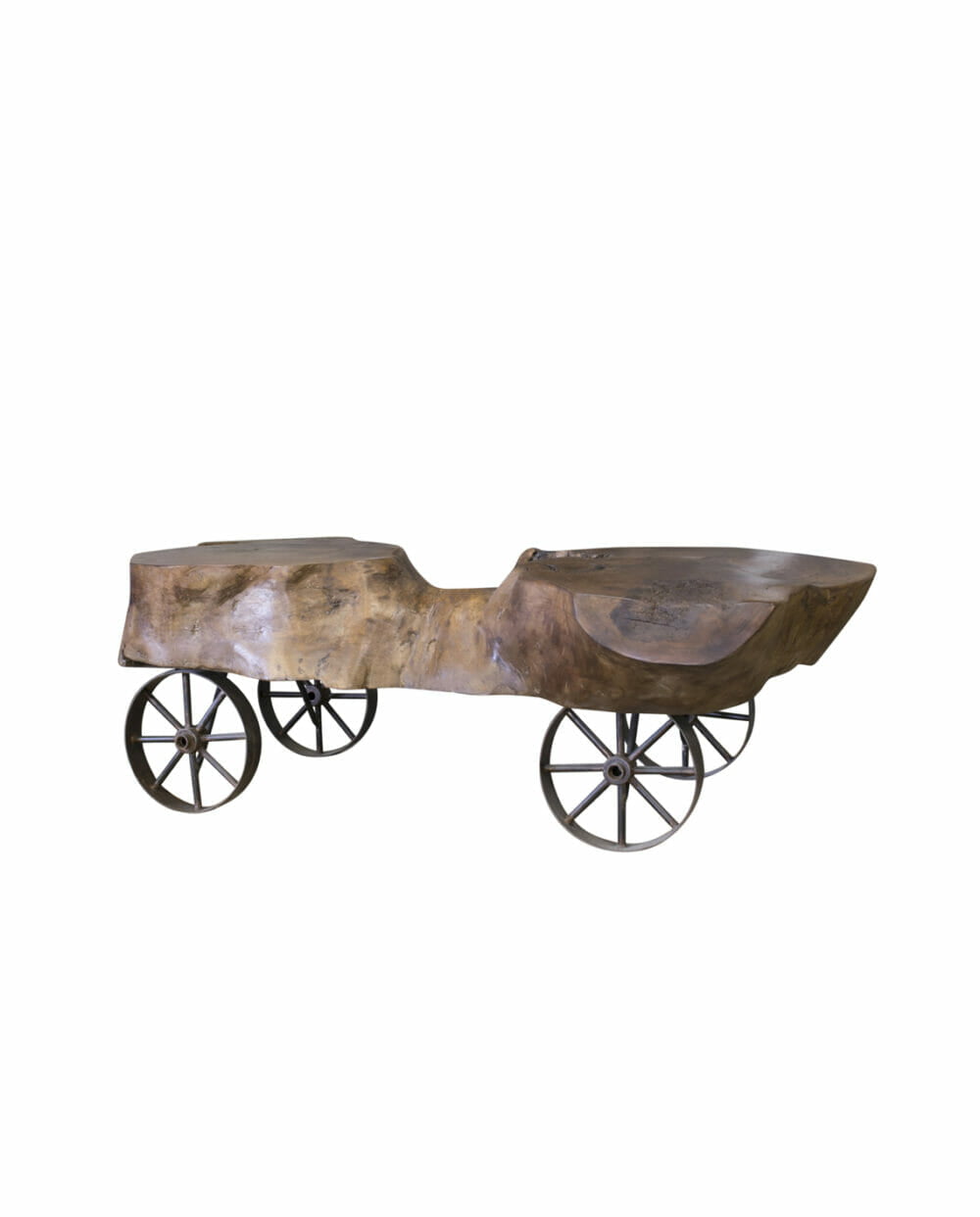 mesquite wagon wheel table back