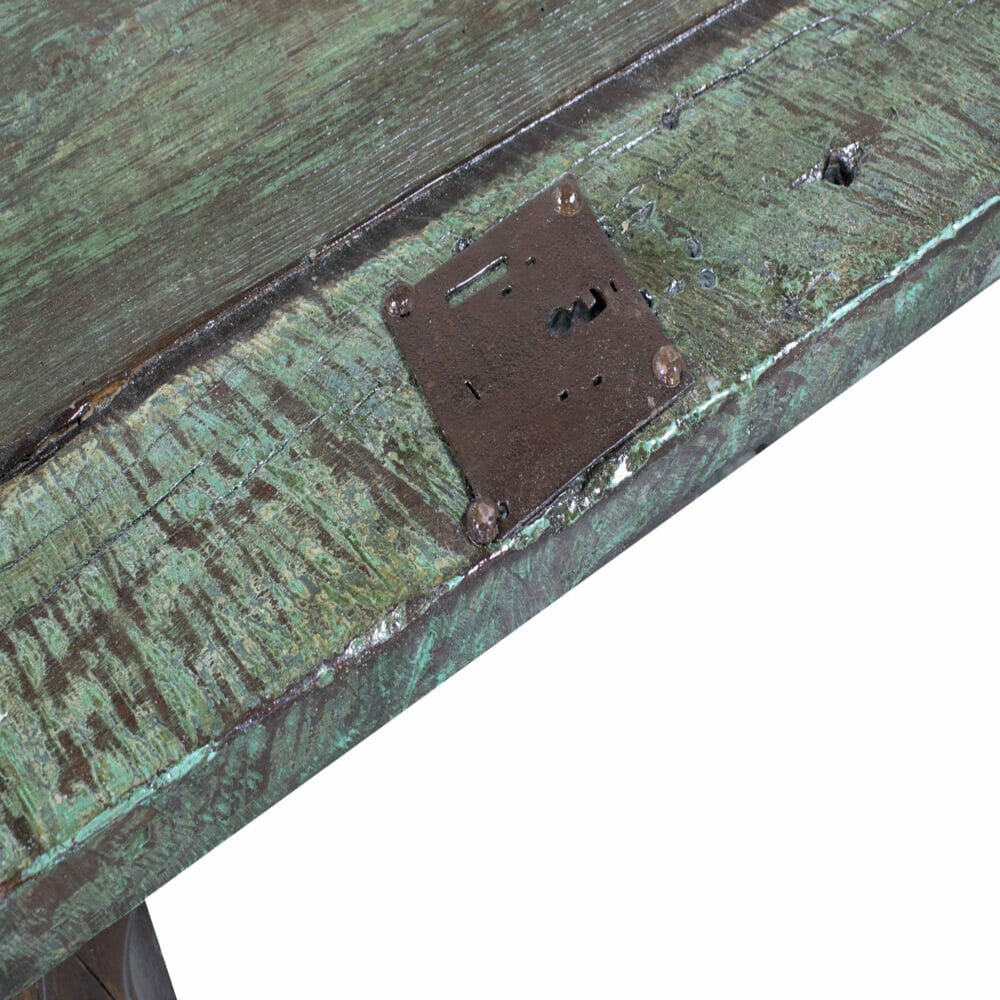 santiago old door table keyhole