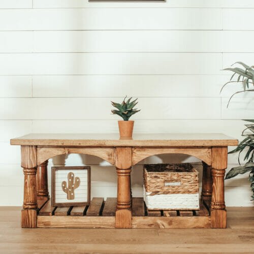 custom rustic coffee table