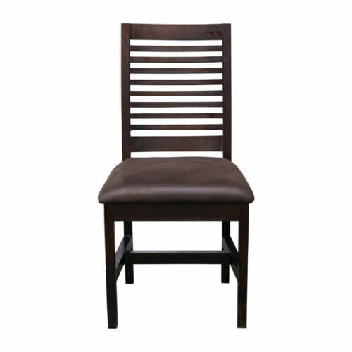 rustic dining chair profile