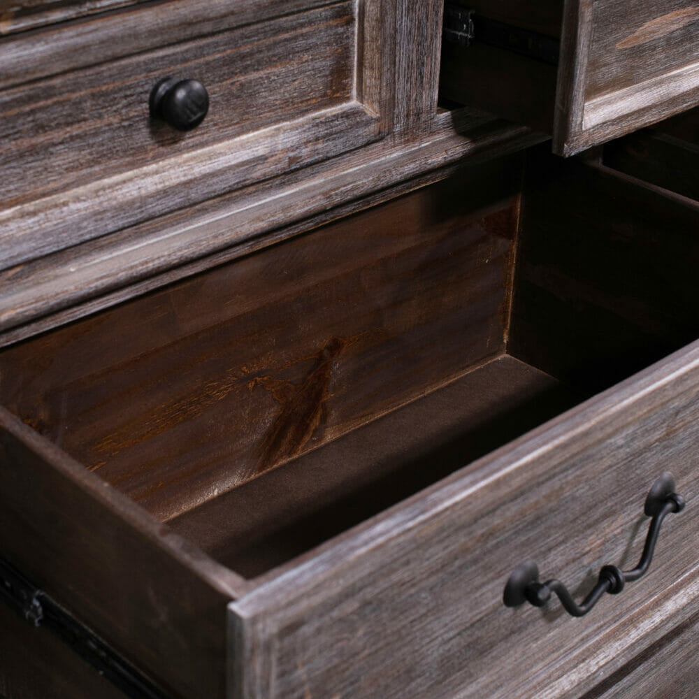sloane dresser 7 drawers inside
