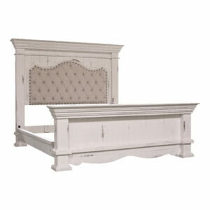 Chantily Rustic White bed