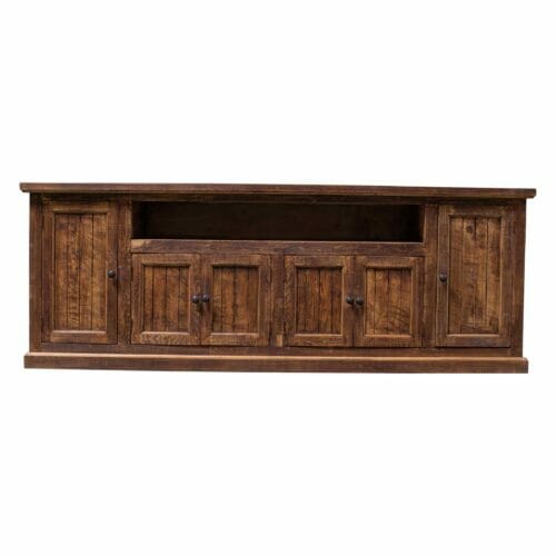 Rustic Media Console Front View
